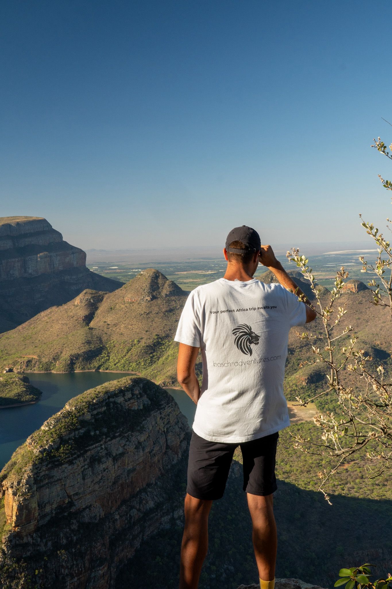Der Tourguide beim Blyde River Canyon